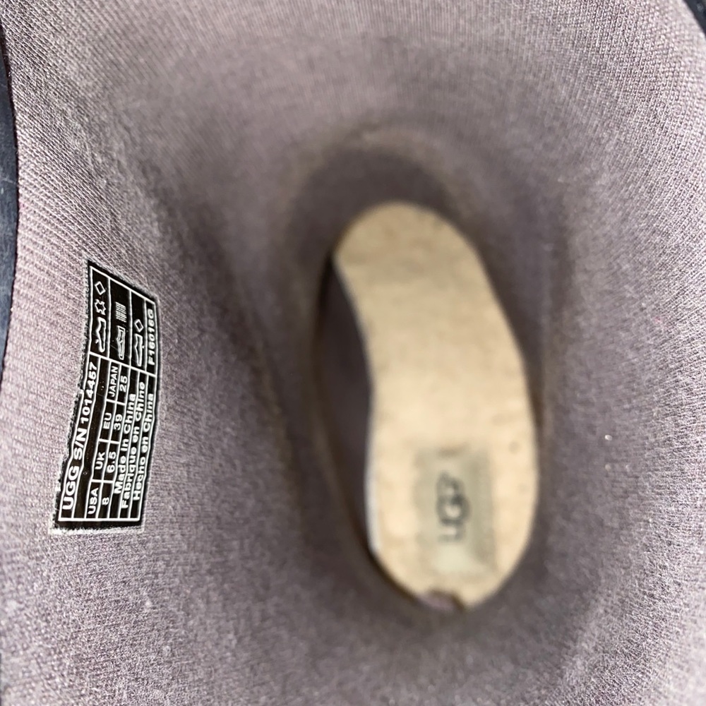 UGG women’s Sivada black suede rain boots - Picture 2 of 2